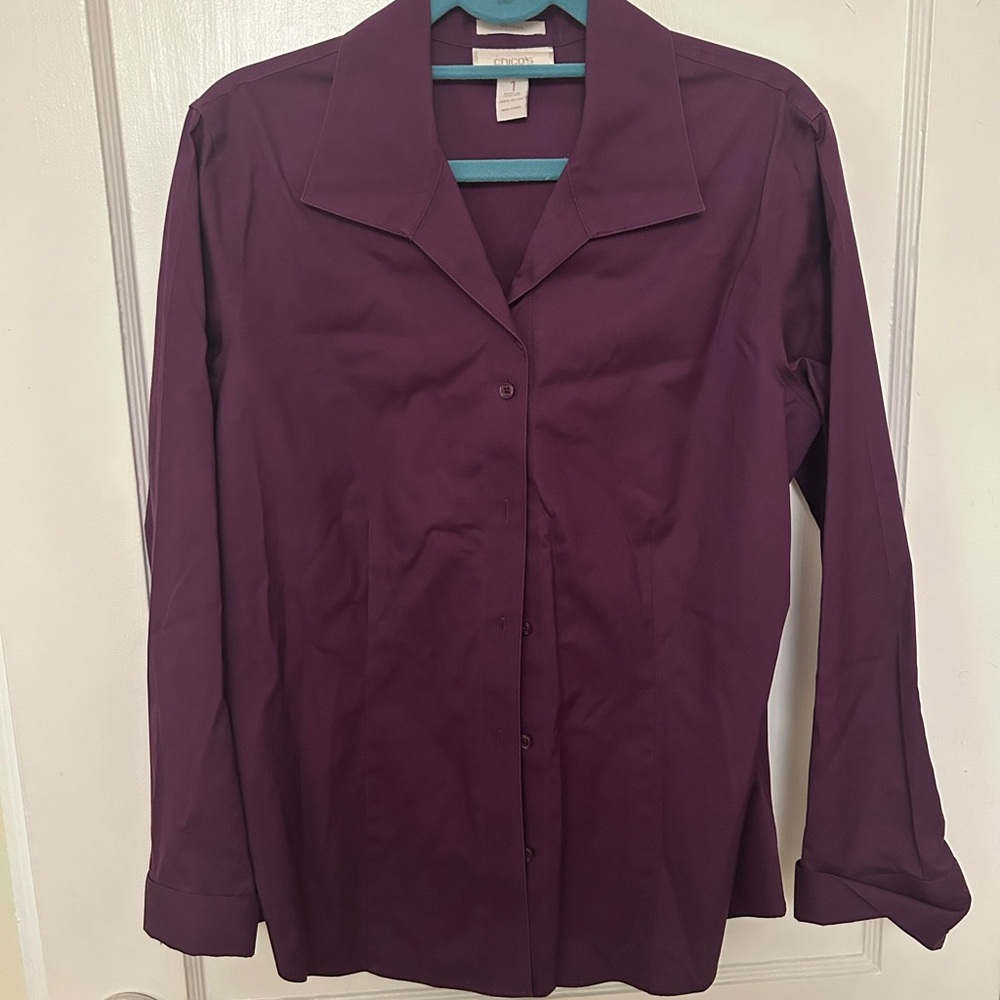 Chico's Purple Blouse